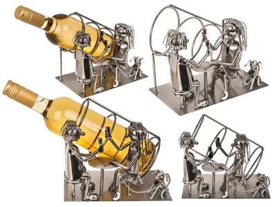 Produktbild von OOTB Metall-Flaschenhalter Liebespaar VIII