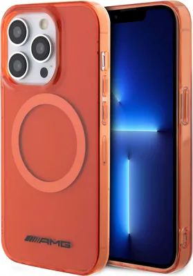 Immagine prodotto di Custodia AMG per iPhone 15 Pro - Arancione
