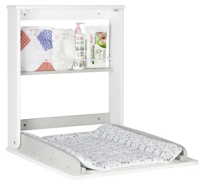 Produktbild von Wandwickeltisch Splash - mit Regalfach für Wickelzubehör und Wickelauflage