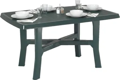Immagine prodotto di Raspberry - Tavolo da Esterno, 138x88x72h cm Verde, 6 Posti Italy