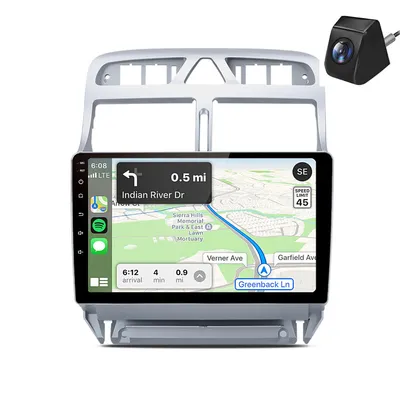 Produktbild von 9''Carplay 4+64GB Geeignet für Peugeot 307 CC 2002-2013 Android15 Autoradio GPS Navi DAB+ android auto WIFI RDS