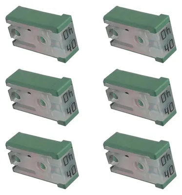 Immagine prodotto di 40 fusibili per auto - 6 pezzi, mini fusibili a lamella