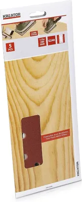 Produktbild von 5 Schleifblätter 115x280 mm K240 KRT203509