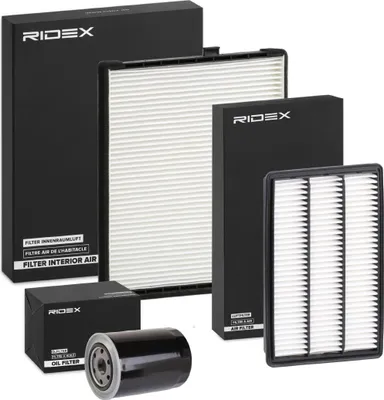 Produktbild von RIDEX Filterset Inspektionspaket Filtersatz für MITSUBISHI PAJERO IV (V8W, V9W)