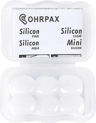 Produktbild von INF Formbare Silikon-Ohrstöpsel zum Schlafen und Schwimmen Transparent