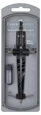 Obrázok produktu pre Faber Castell Twister Design 2018 rýchlo nastaviteľný kompas v puzdre