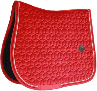 Produktbild von Kentucky Horsewear Springschabracke Basic Velvet Red Cob