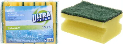 Produktbild von Topfschwamm Scheuerschwamm Spülschwamm 10 Stück