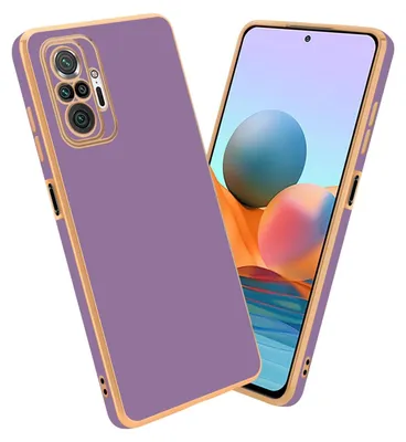Obrázok produktu pre Cadorabo Protective Case for Xiaomi RedMi NOTE 10 PRO Case in Purple Kryt mobilného telefónu TPU Silicone Camera Protector Case