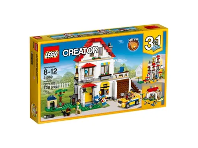 Zdjęcie produktu dla LEGO Creator Modular Family Villa, Zestaw do budowania, 8 lat(a), 728 szt., 1,44 kg