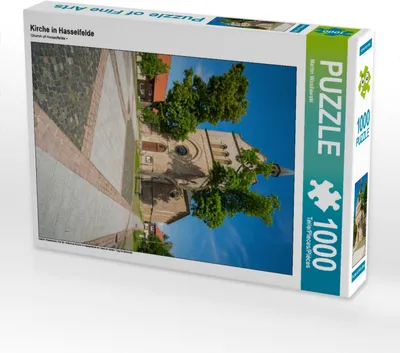 Produktbild von CALVENDO Puzzle Kirche in Hasselfelde | 1000 Teile Lege-Größe 64x48cm Foto-Puzzle für glückliche Stunden