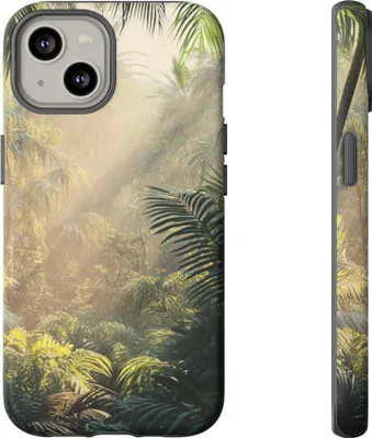 Produktbild von Sonnenstrahlen im tropischen Wald – Hülle Kompatibel mit iPhone 14