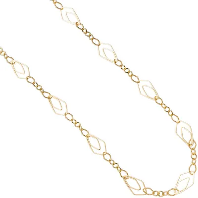 Produktbild von 18,5mm Collier Halskette Kette Halsschmuck 925 Silber Gelbgold vergoldet 80cm