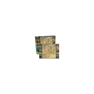 Zdjęcie produktu dla Puzzle z mapą Władca Pierścieni Aquarius (1000 elementów)