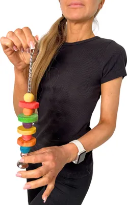 Produktbild von Bunte Papageienbälle - Interaktives Spielzeug für kleine Vögel