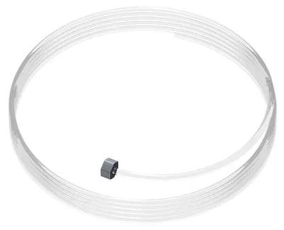 Produktbild von Nylonseil mit Gleitern, Spargröße, 150 cm – 10er-Set – Transparent – Für Bilderleisten und professionelle Aufhängesysteme