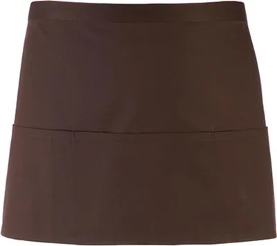 Produktbild von Premier Workwear PR155 | Taschenschürze ŽColoursŽ - 60 x 33 cm - Hauswäsche: bis 60 ° - Farbe: Brown (ca. Pantone 476) - Größe: 60 x 33 cm