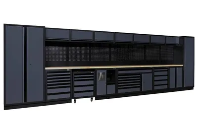 Produktbild von Werkstatteinrichtung Bullram 6275x495x2000mm Werkstattschrank Schranksystem