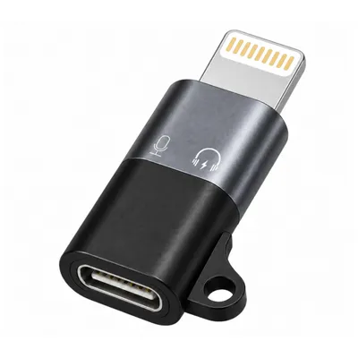 Produktbild von USB-C auf Lightning Adapter – USB-C (Buchse) auf Lightning (Stecker) Konverter für Audio, Datenübertragung, OTG & Laden für iPhone, iPad & iPod
