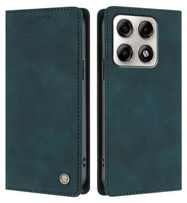 Produktbild von Coverup Classic Klapphülle - Motorola Edge 70 Pro Hülle - Dunkelgrün