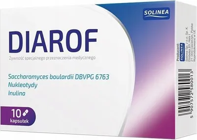 Produktbild von Diarof 10 Kapseln Darmflora Störungen DARM