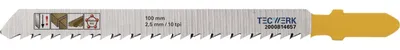 Produktbild von Stichsgeblatt Gesamtlnge 100 mm Zahnteilung 2,5 mm Strke 1,27 mm HCS
