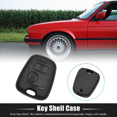 Image de Coque de clé pour Peugeot 206 Télécommande 2 Boutons Boîte Rechange