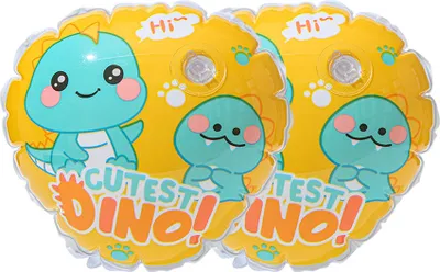 Image de Anneaux de brassards gonflables,Floater Manches Anneaux de natation Tubes de brassards Pour enfants 1-6 ans(Rond, Dinosaure)