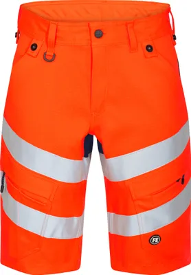 Produktbild von F. Engel Safety Shorts, Orange/Blue ink, Gr. 48