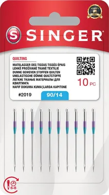 Obrázek produktu pro Jehly Singer 2019 - 90/14 - 10 ks - Quilting