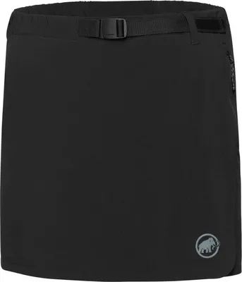 Schwarzer Trekkers Wrap Skort von Mammut; ideal für Damen; mit einem schlichten Design und praktischen Funktionen.
