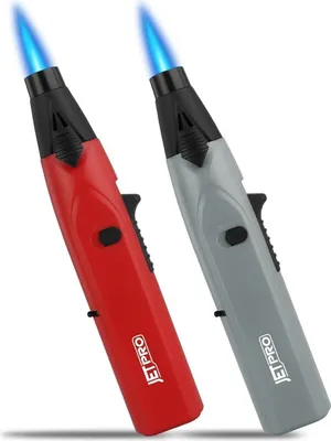 Produktbild von SUPRUS Wiederaufladbares USB Feuerzeug Winddicht Flammenlose Plasma Fackel Grau+Rot