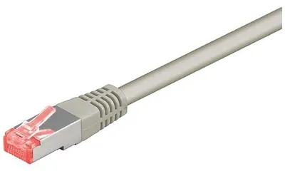 Image de Neutralle Network LAN cable S/FTP patchcord RJ45 male - RJ45 male 10 m shielded grey