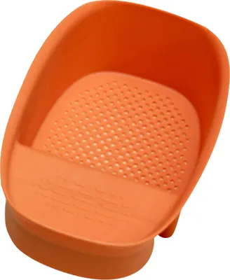 Produktbild von Abflusskorb, Mehrzweck-Abtropfdesign, Kunststoff-Küchenabflusskorb für Zuhause-Dunkelorange