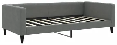 Produktbild von vidaXL Tagesbett Dunkelgrau 100x190 cm Stoff