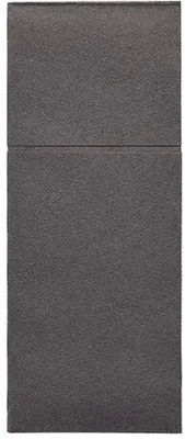 Produktbild von Bestecktaschen, Airlaid 40 cm x 48 cm anthrazit "Premium" mit Besteckfalz