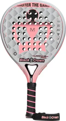 Produktbild von Black Crown Hurricane Pro 2.0 Padelschläger Für Damen Silber Frau Silber One Size