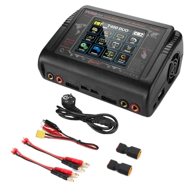 Produktbild von HTRC T400 Lipo-Batterieladegerät, Dual-Channel-Unterstützung, 400W Leistungsabgabe , EU STECKER