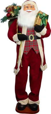Produktbild von XXL Weihnachtsmann 230cm riesig große Deko Figur Weihnachten stehend rot