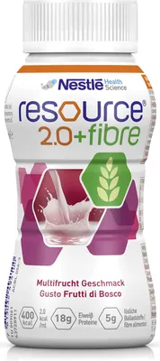 Produktbild von Nestlé Resource 2.0 +fibre 6x4x200ml Multifrucht