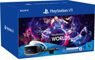 Produktbild von PlayStation 4 VR Starter Pack inkl. VR-Headset / Camera / PS5 Camera-Adapter / VR Worlds Gutscheincode