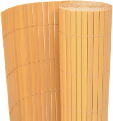 Produktbild von vidaXL Gartenzaun Doppelseitig 90x400 cm Gelb