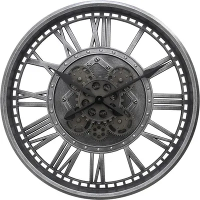 Obrázok produktu pre Technoline WT5020, Múr, Quartzové hodiny, Kruh, Šedá, Strieborná, 50,8 cm, 521 mm