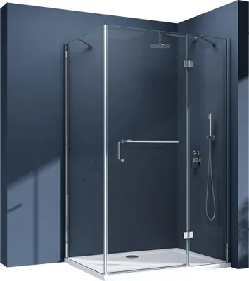 Immagine prodotto di doporro Box Doccia 90x140x190cm, Cabina Bagno Vetro di Sicurezza ESG Vetro Trasparente Incluso Rivestimento Facile da Pulire Ravenna04k