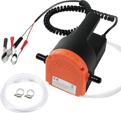Produktbild von flintronic Ölabsaugpumpe, 12V 80W Absaugpumpe, Ölpumpenextraktor, Dieselpumpe Kraftstoffpumpen, Ölabsaugpumpe Elektrisch, Diesel Absaugpumpe, Ölwechselpumpe für Auto & Motorrad, Boot, LKW, Wohnmobil