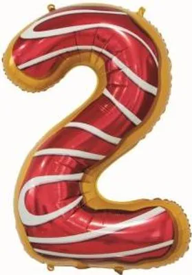 Produktbild von Balon foliowy ciasteczko Cyfra2 78cm