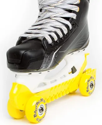 Image de Protège-couteau Rollergard à roulettes, Senior, jaune