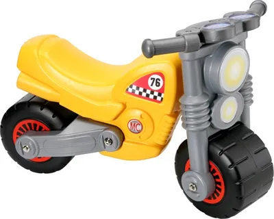 Produktbild von Polesie Wader Laufrad Motorrad 63 x 38 x 44 cm Gelb 1450527