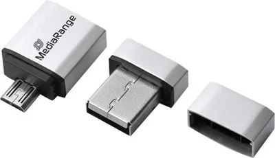 Obrázok produktu pre MEDIARANGE Nano - USB-Flash-Laufwerk - 8 GB - USB 2.0 / micro USB