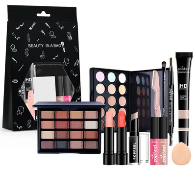 Image de Kit de maquillage professionnel comprenant 12 pièces